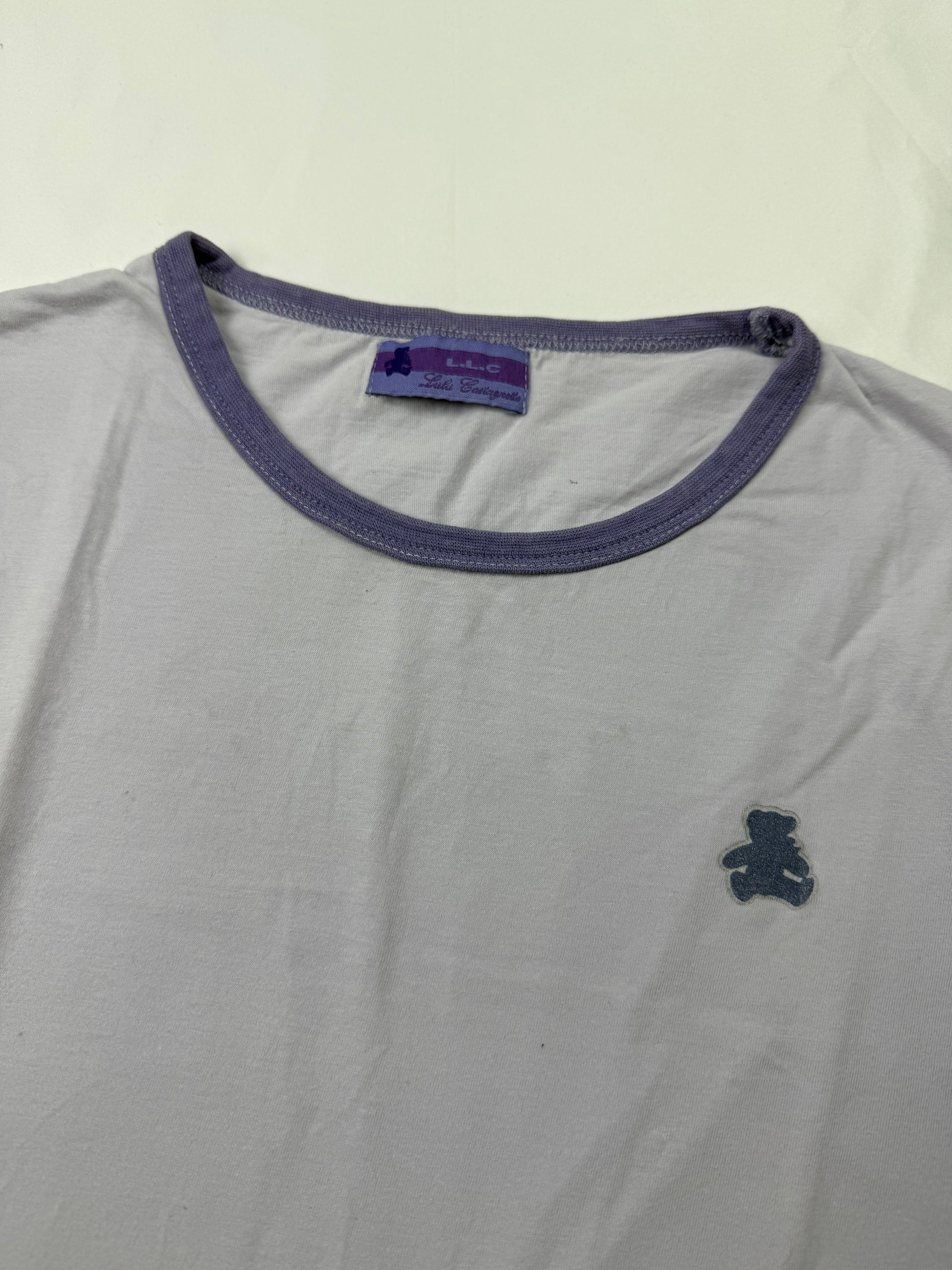 Lilac roundneck baby tee (S)