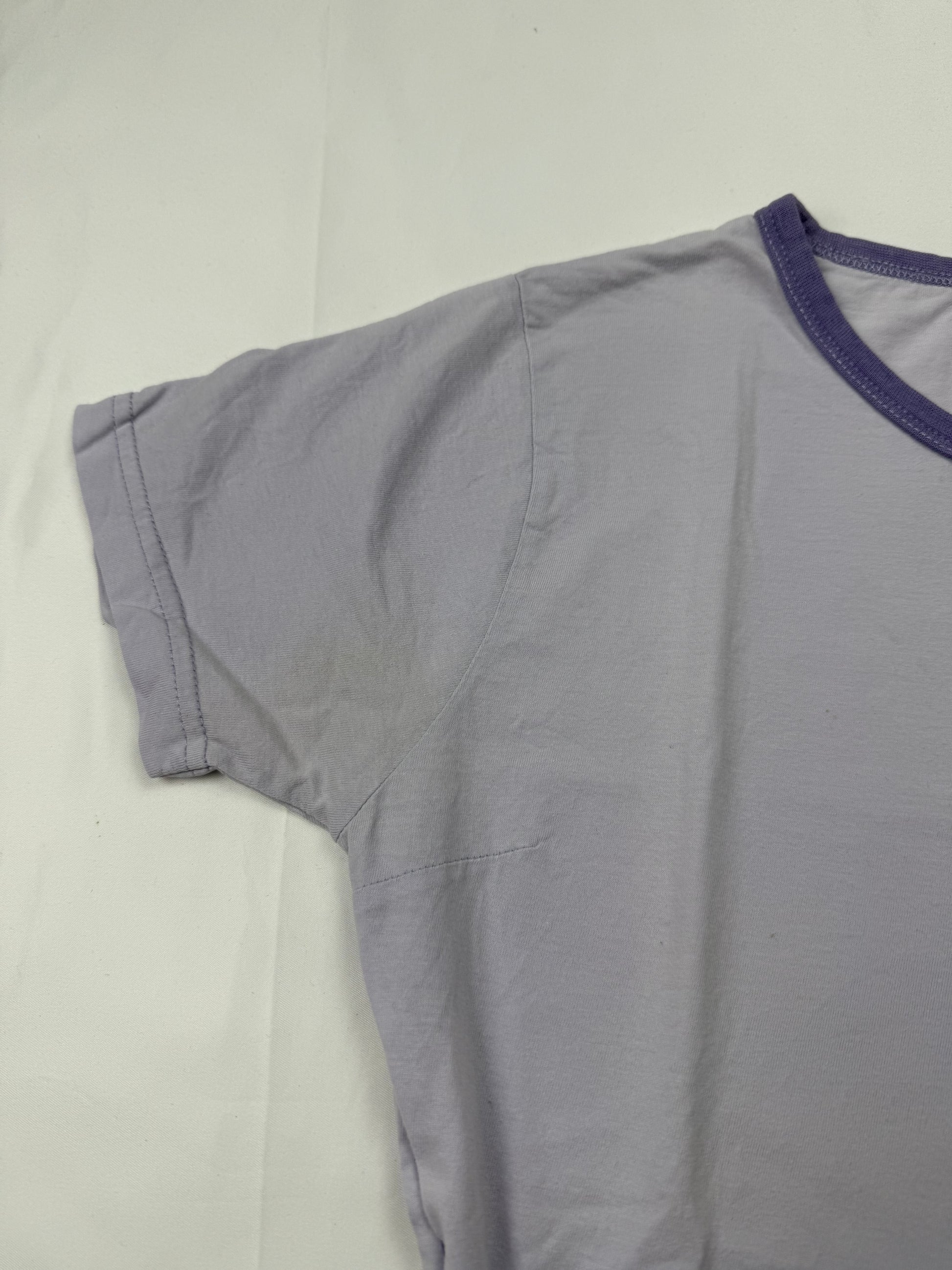 Lilac roundneck baby tee (S)