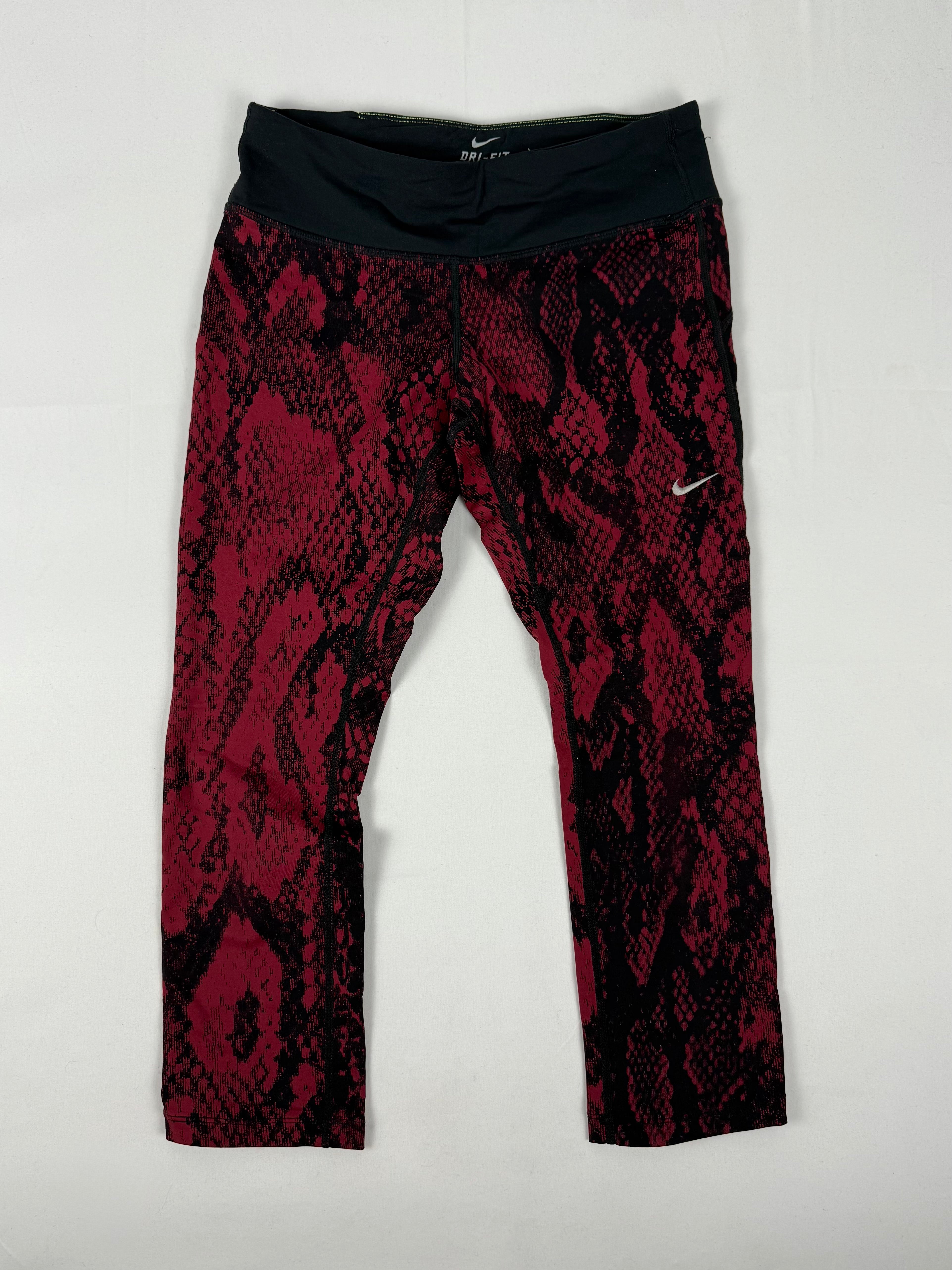 Pantalon droit taille basse en jean noir (XS)