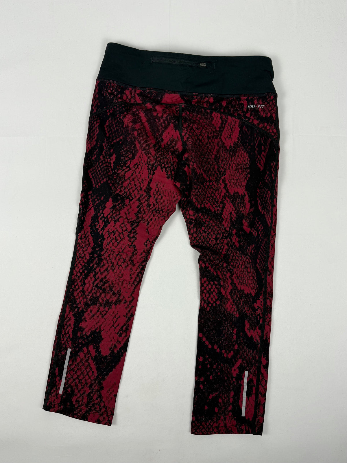 Pantalon droit taille basse en jean noir (XS)