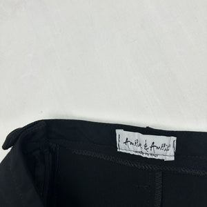 Black office mini skirt (M)