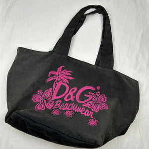 Grey logo maxi shoulder bag (52x29cm)