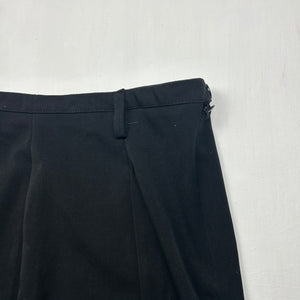 Black office mini skirt (M)