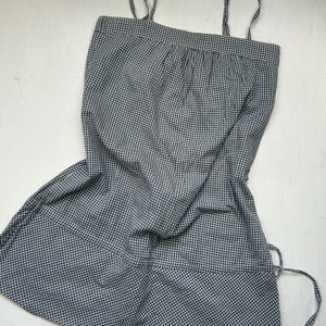 Grey check mini dress (M)