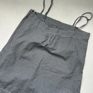 Grey check mini dress (M)