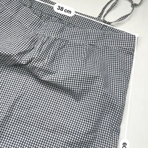 Grey check mini dress (M)