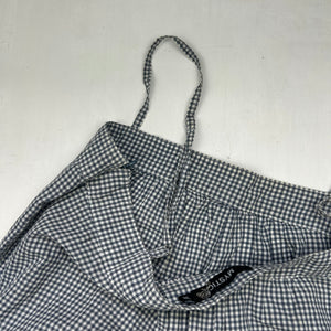 Grey check mini dress (M)