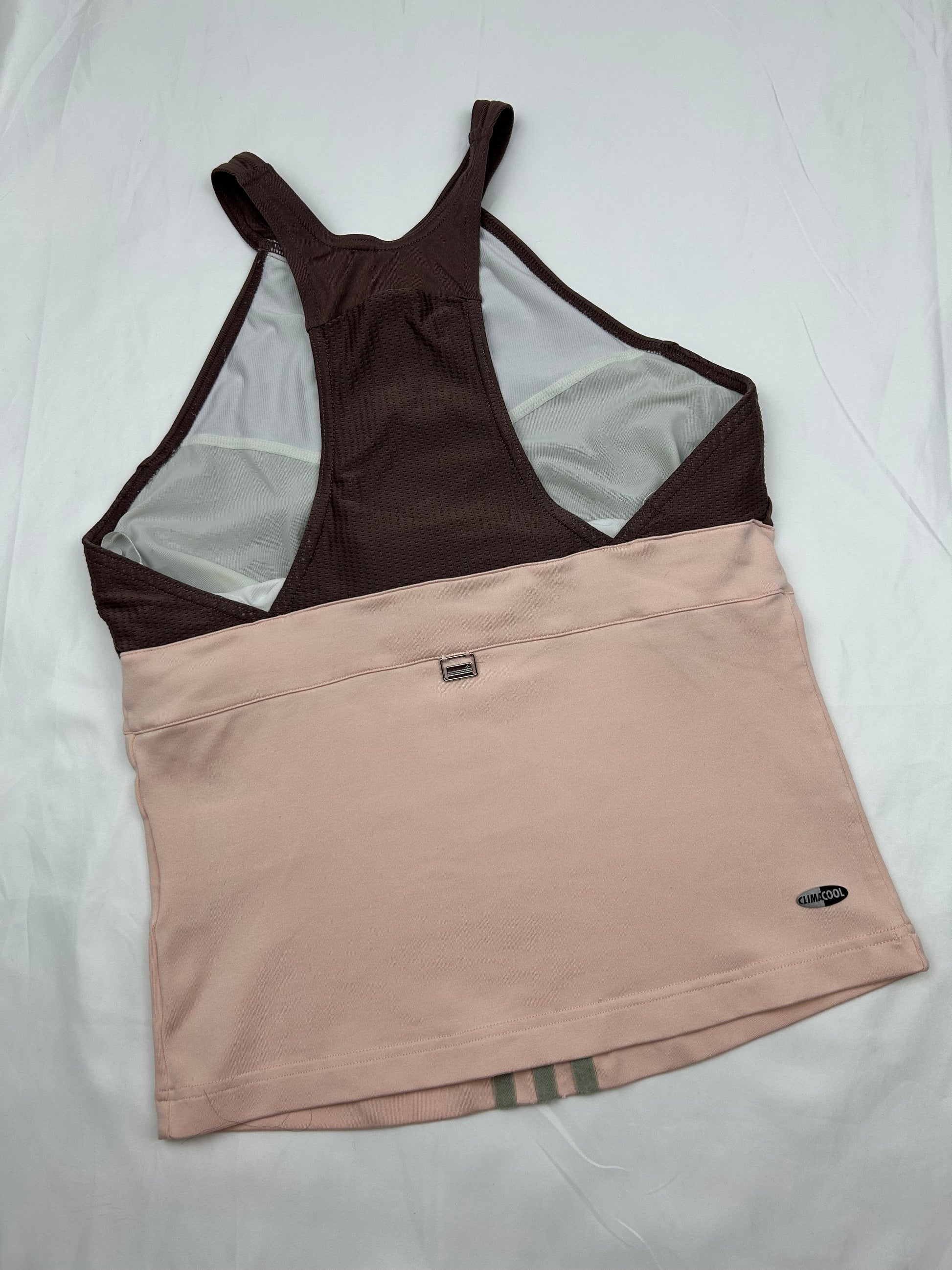 Baby pink top with inside bra (S)