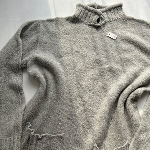 Grey super soft high neck jumper (M/L)