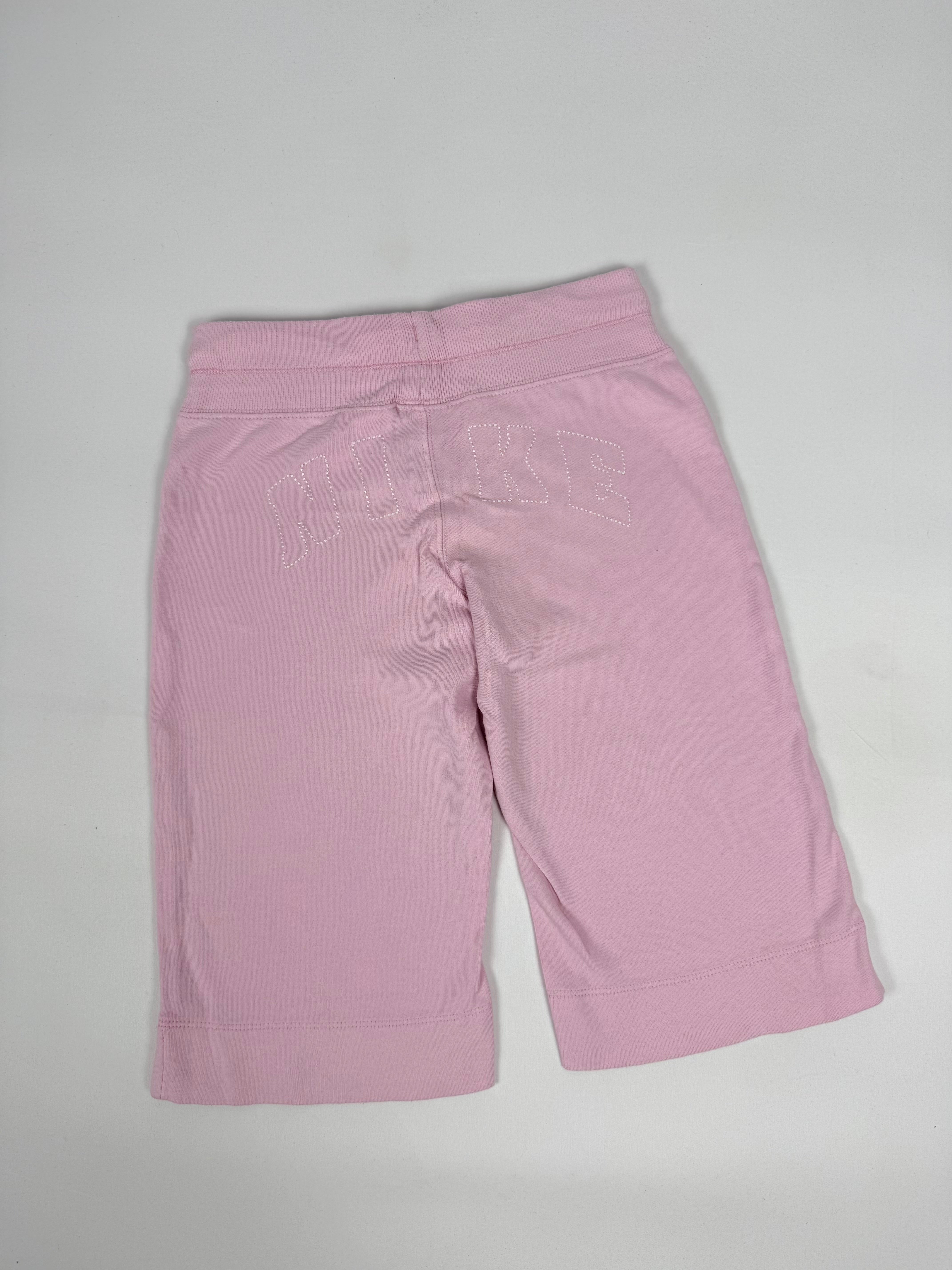 Baby pink cotton capri pants (XS)
