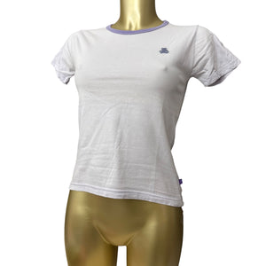 Lilac roundneck baby tee (S)