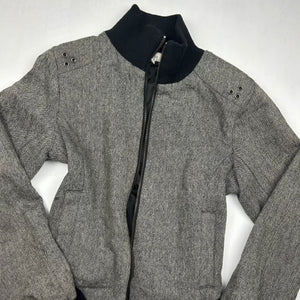 Grey biker jacket (S)