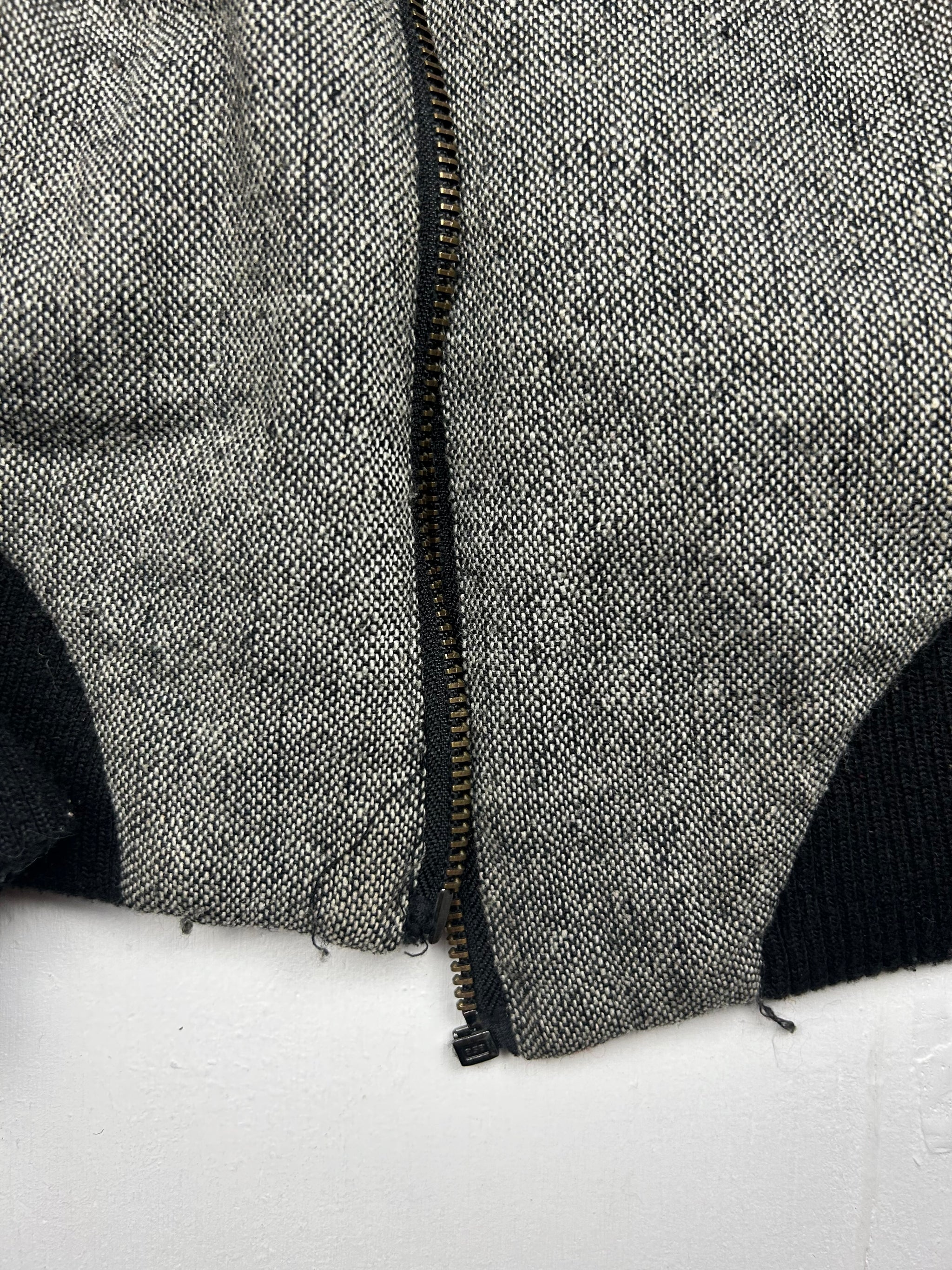 Grey biker jacket (S)