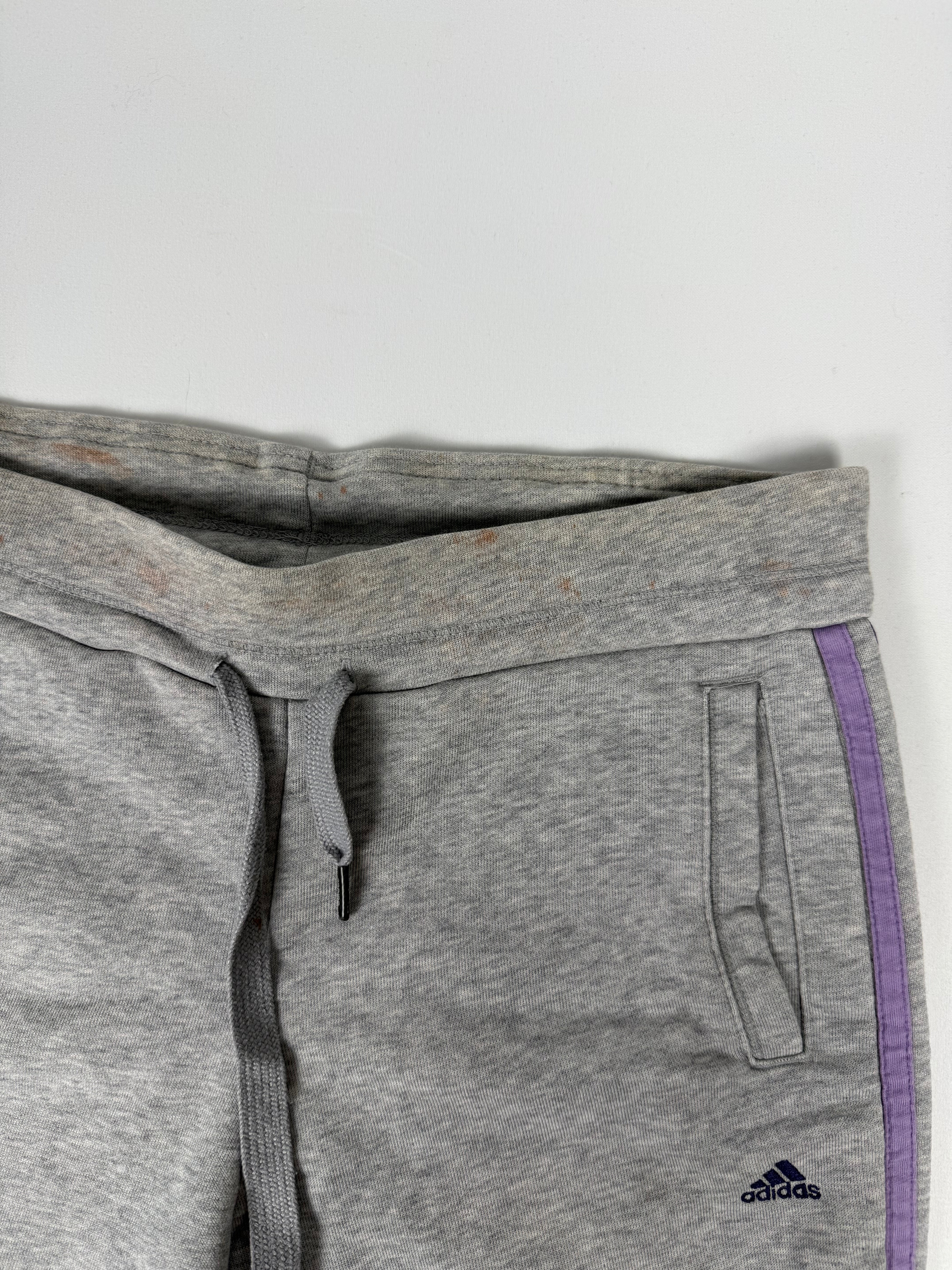 Pantalon droit taille basse en jean noir (XS)