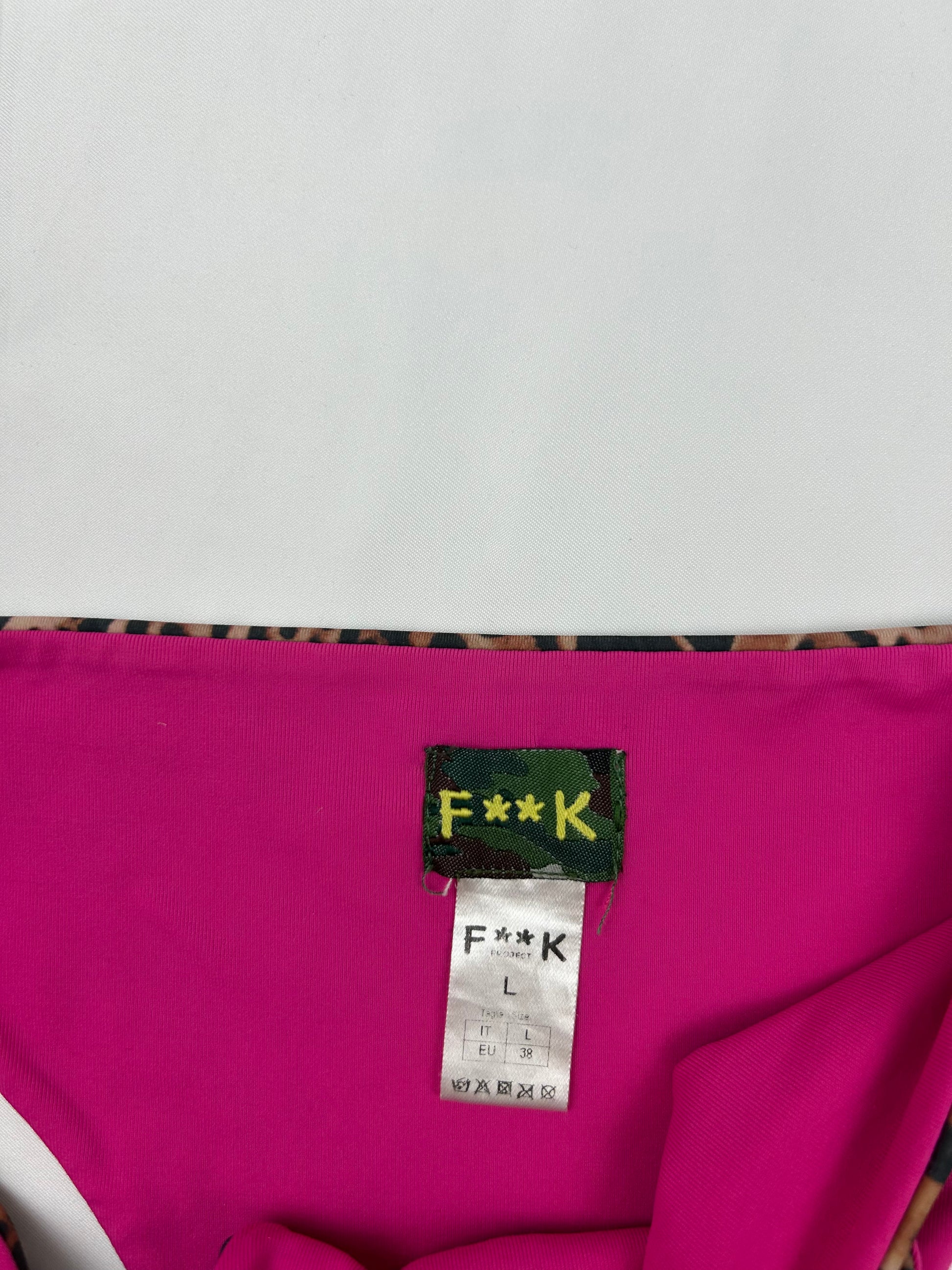 Pink panther low rise bikini bottom (L)