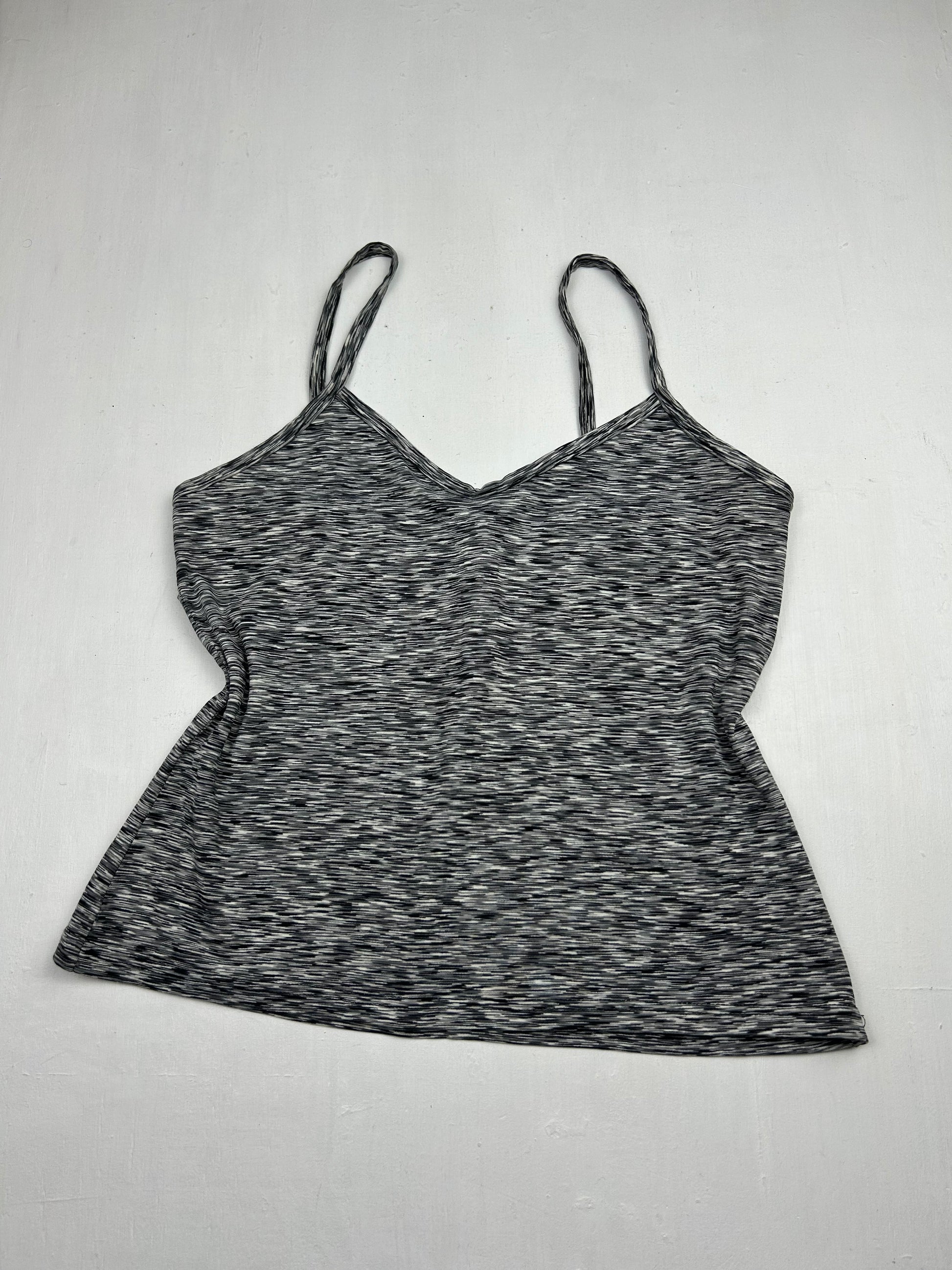 Grey tight fit cami top (S/M)