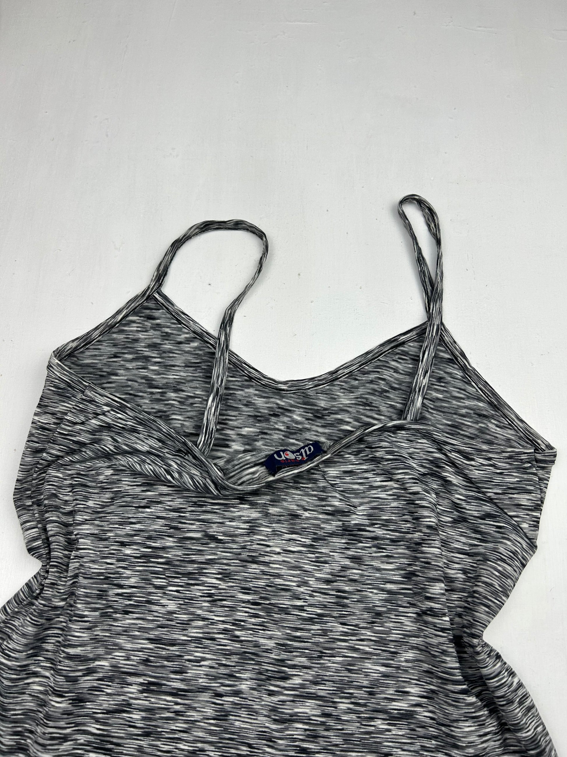 Grey tight fit cami top (S/M)