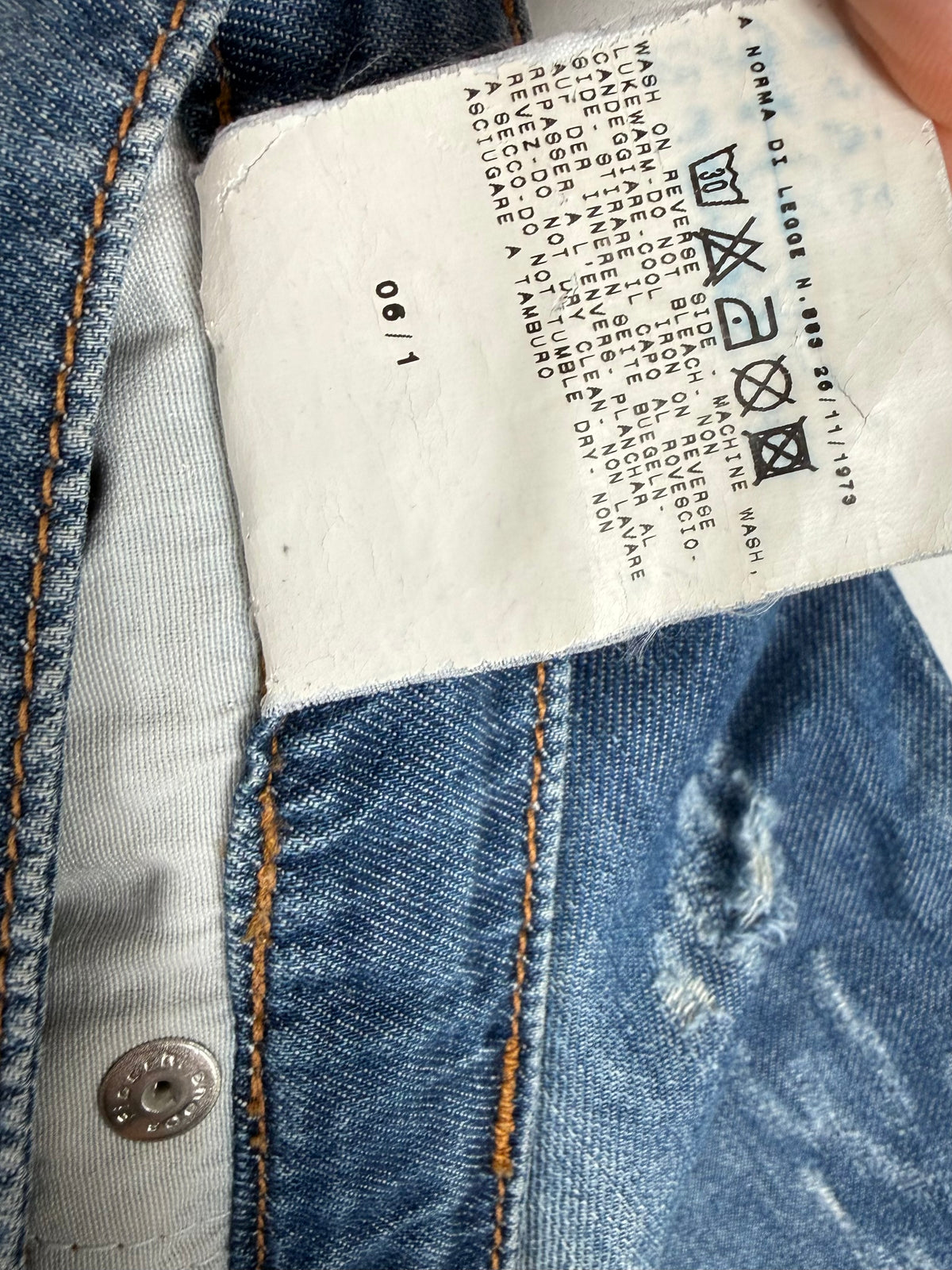 Jupe-short courte taille basse graphique orange (XS)