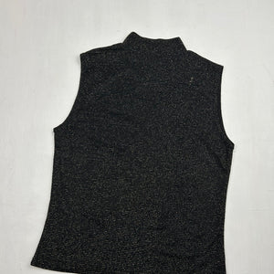 Black & gold sequins tank top (S/M)