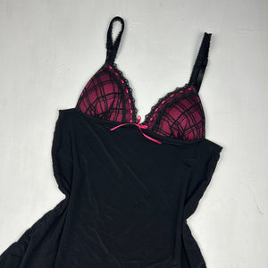 Black babydoll mini dress (S)