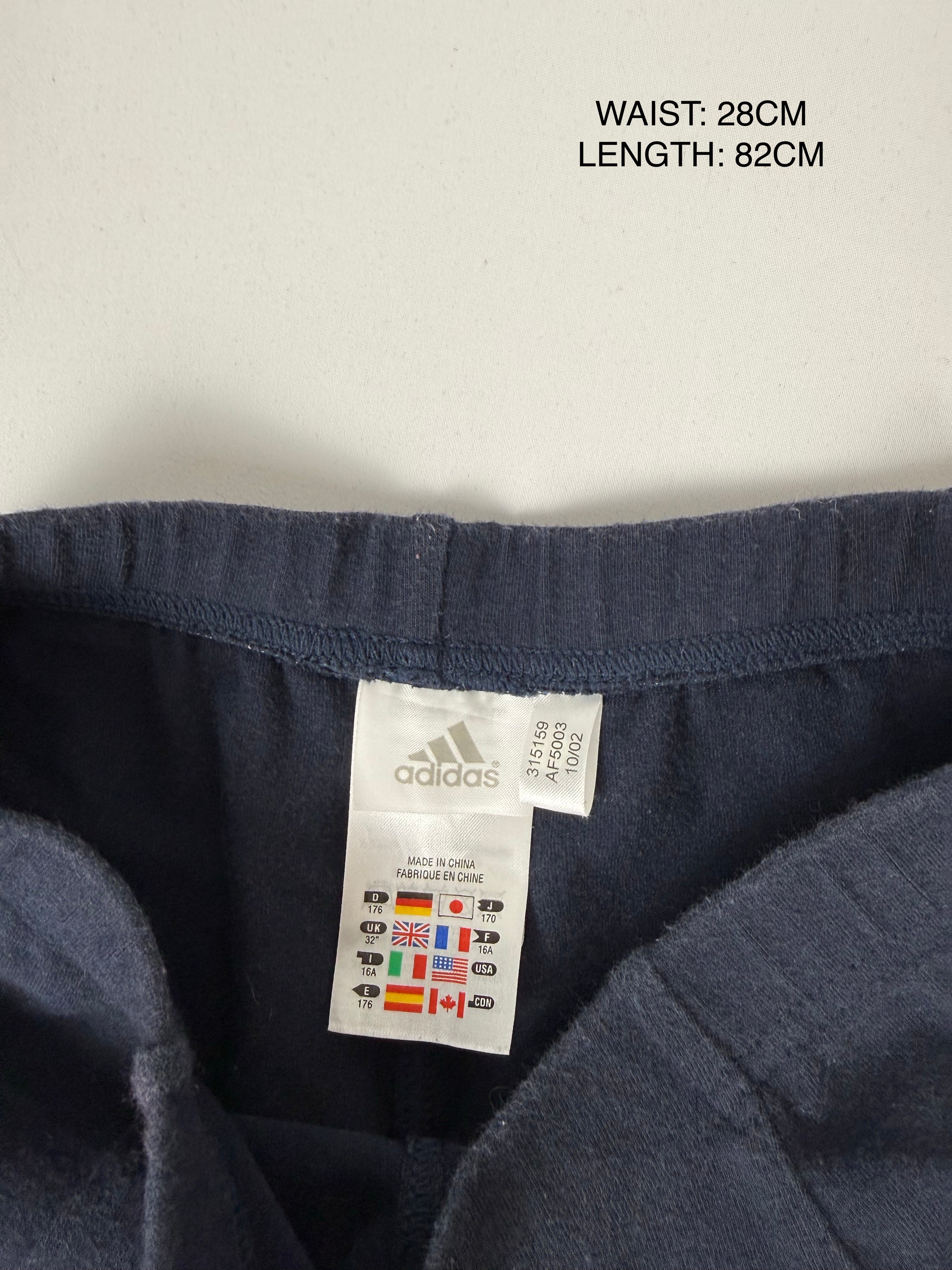 Blue stretch capri pants + top set (S)