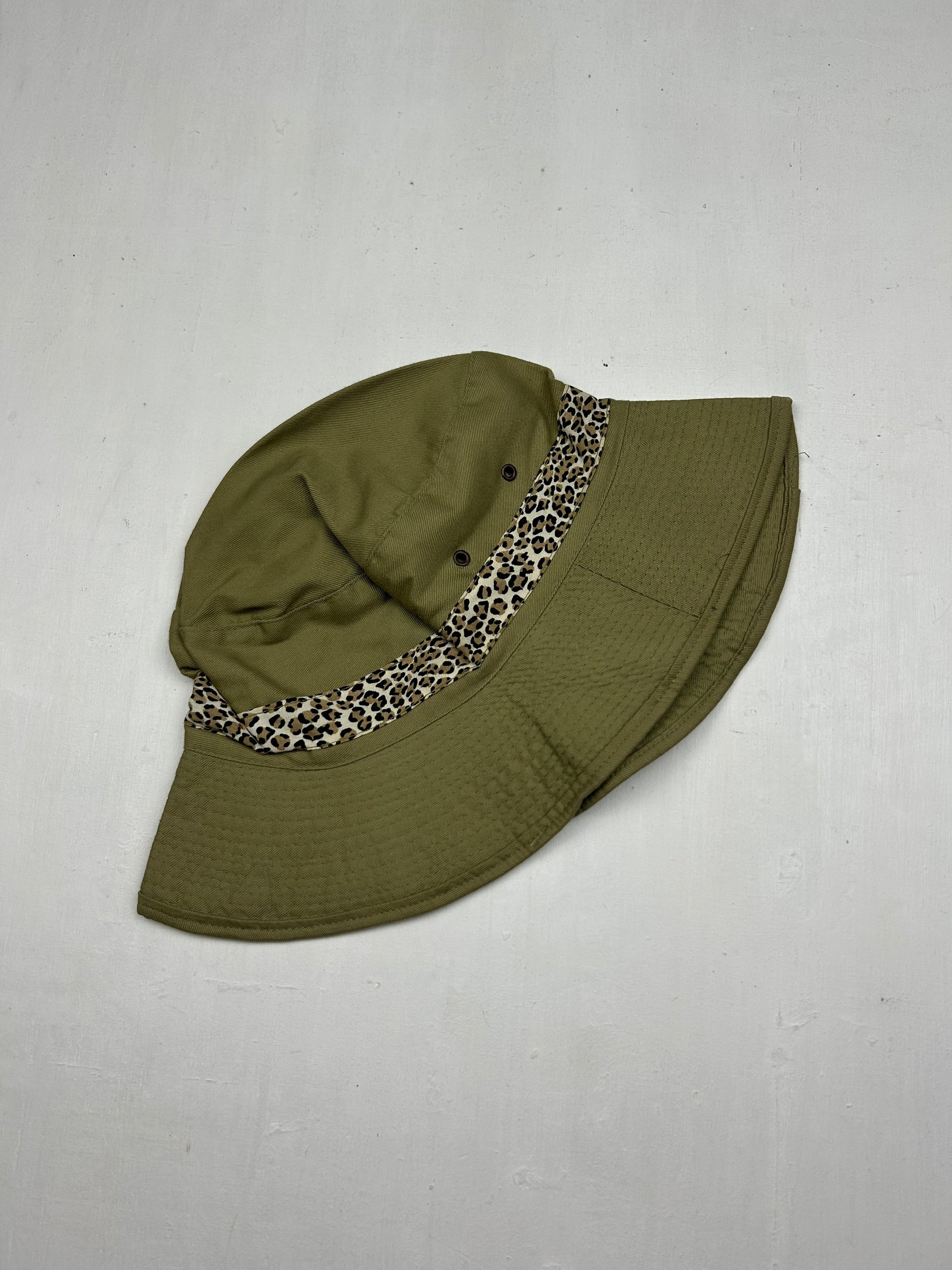 Khaki panther bucket hat