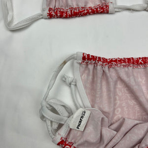 Red graphic bikini set (S/M)