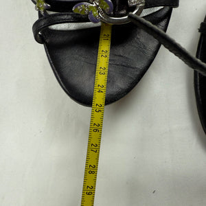 Black butterfly charms heels (37)