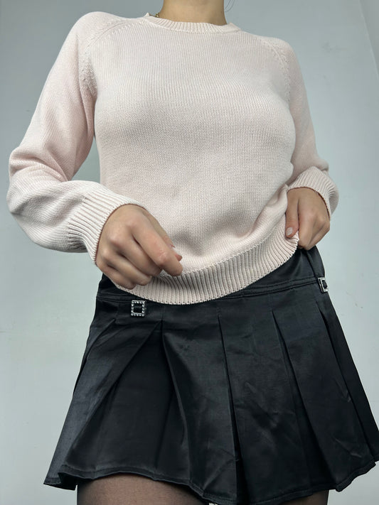 Baby pink round neck jumper (S/M)