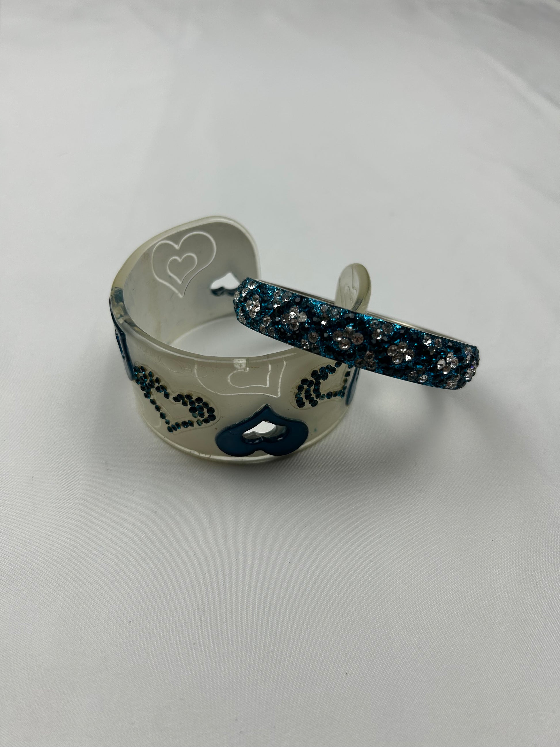Blue  inox bracelet