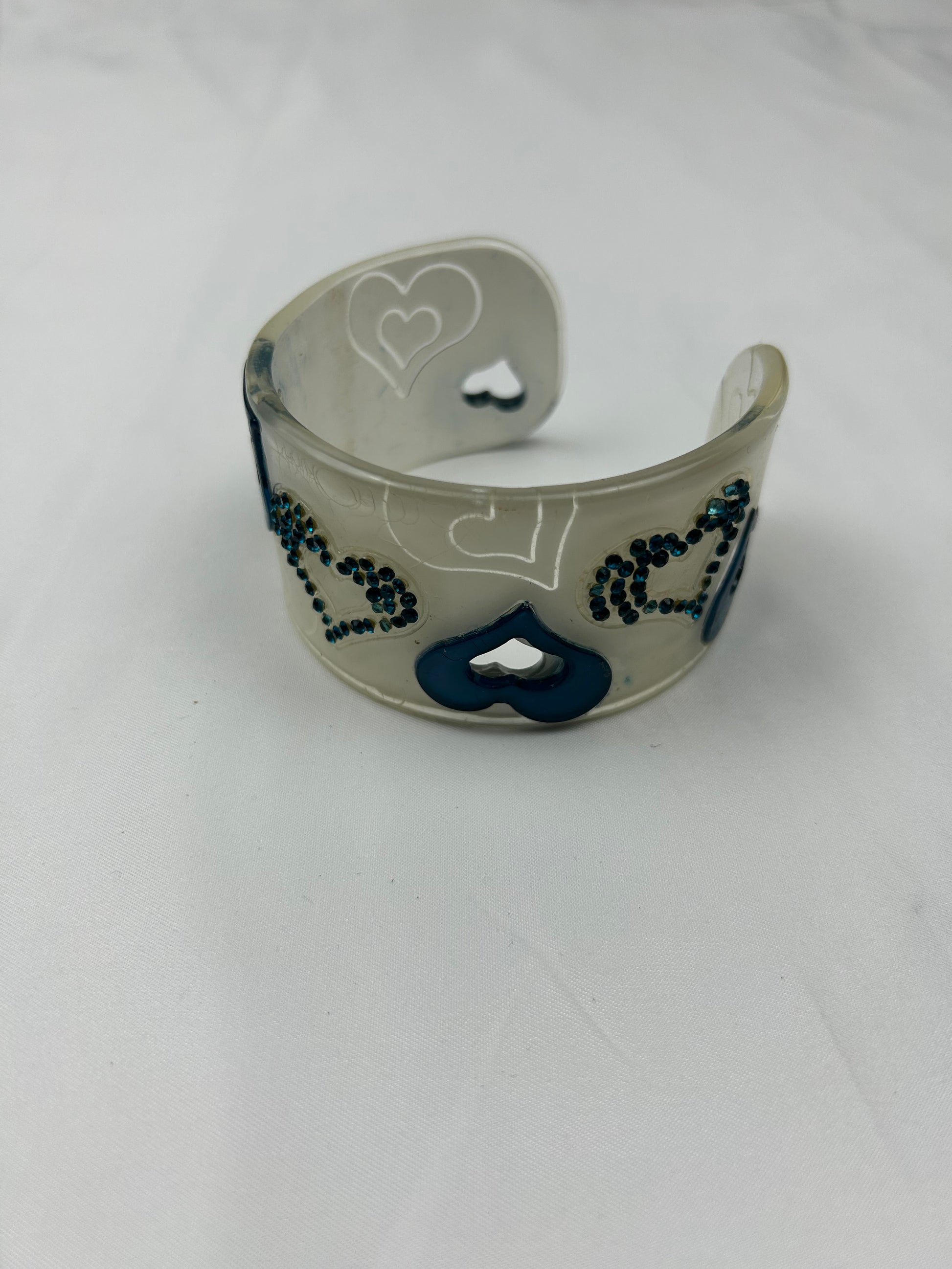Blue  inox bracelet