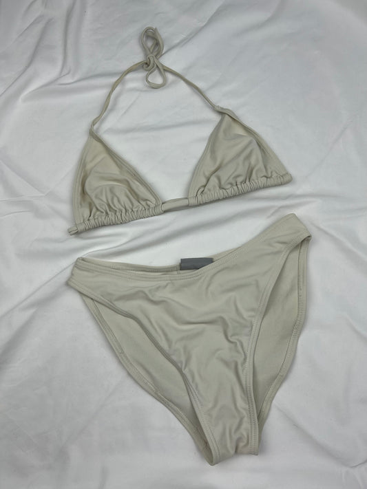 White low rise bikini set (M)