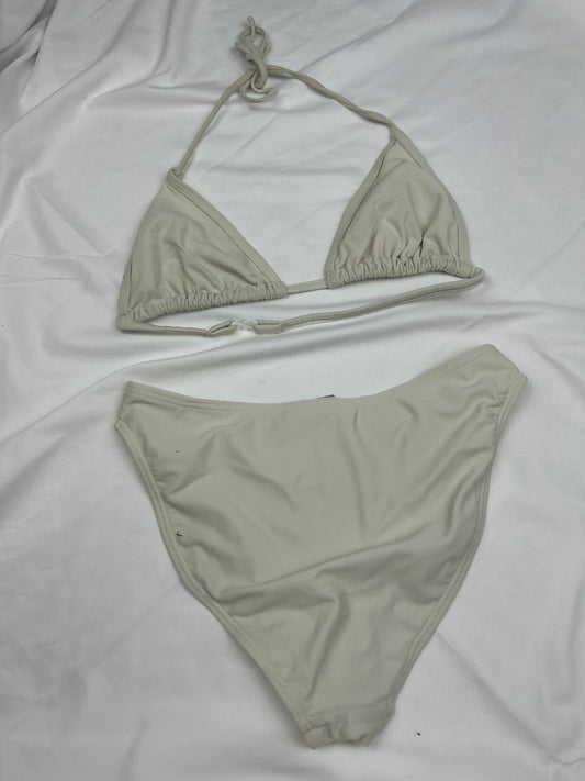 White low rise bikini set (M)