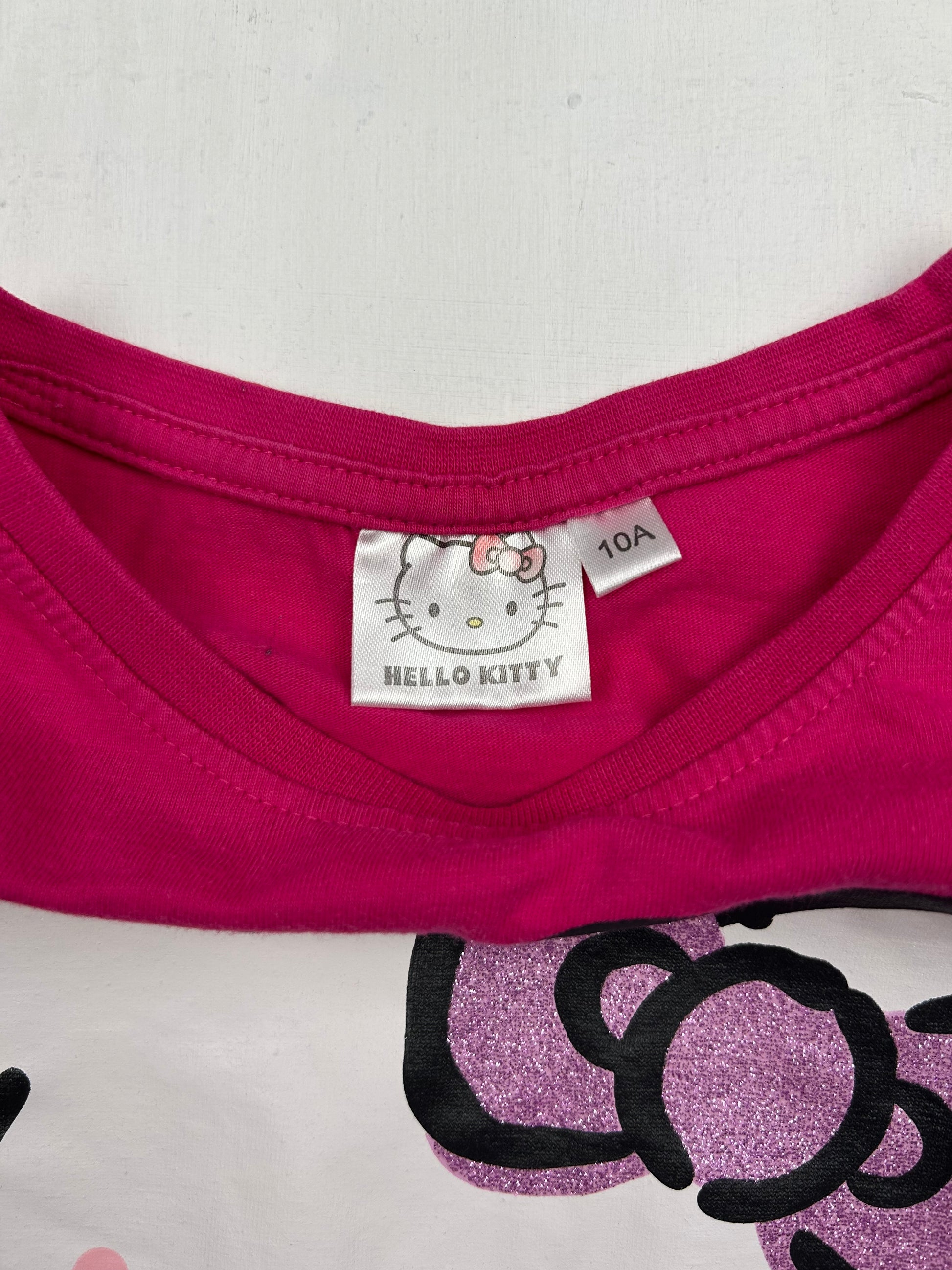 Pink hello kitty long sleeves top (XS)