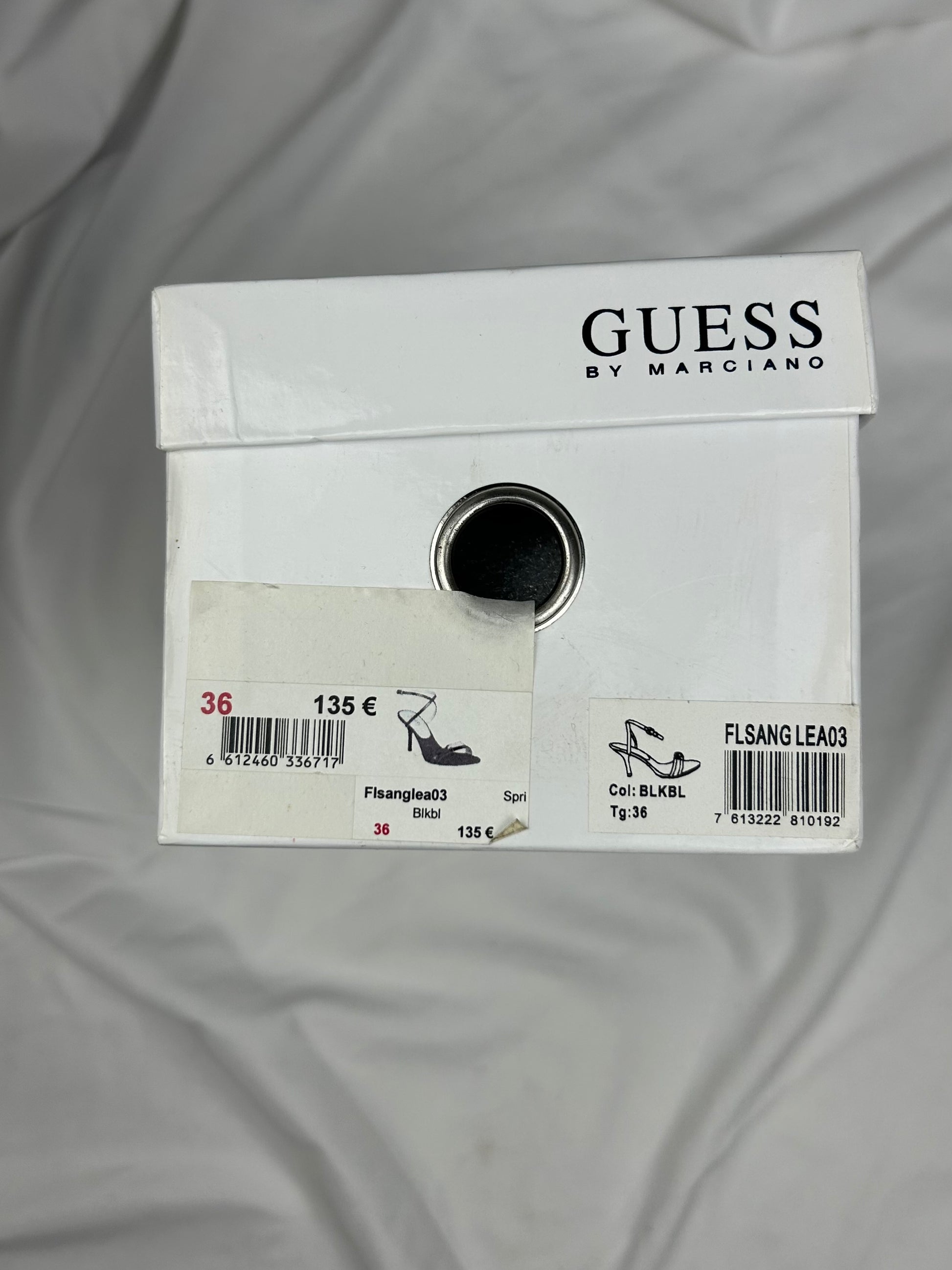 Grey real leather kitten heels (36)