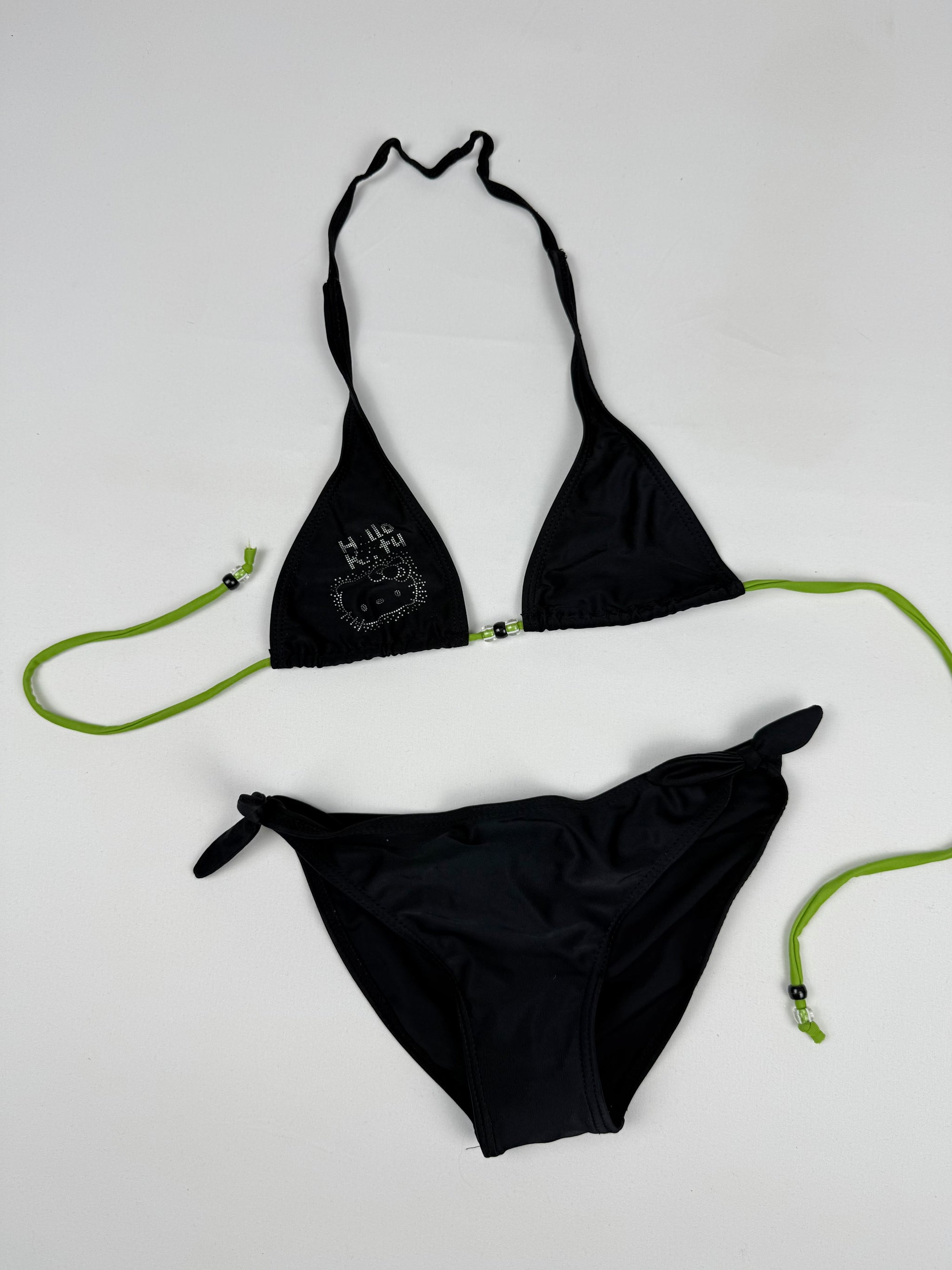 Black low rise bikini set (XS)