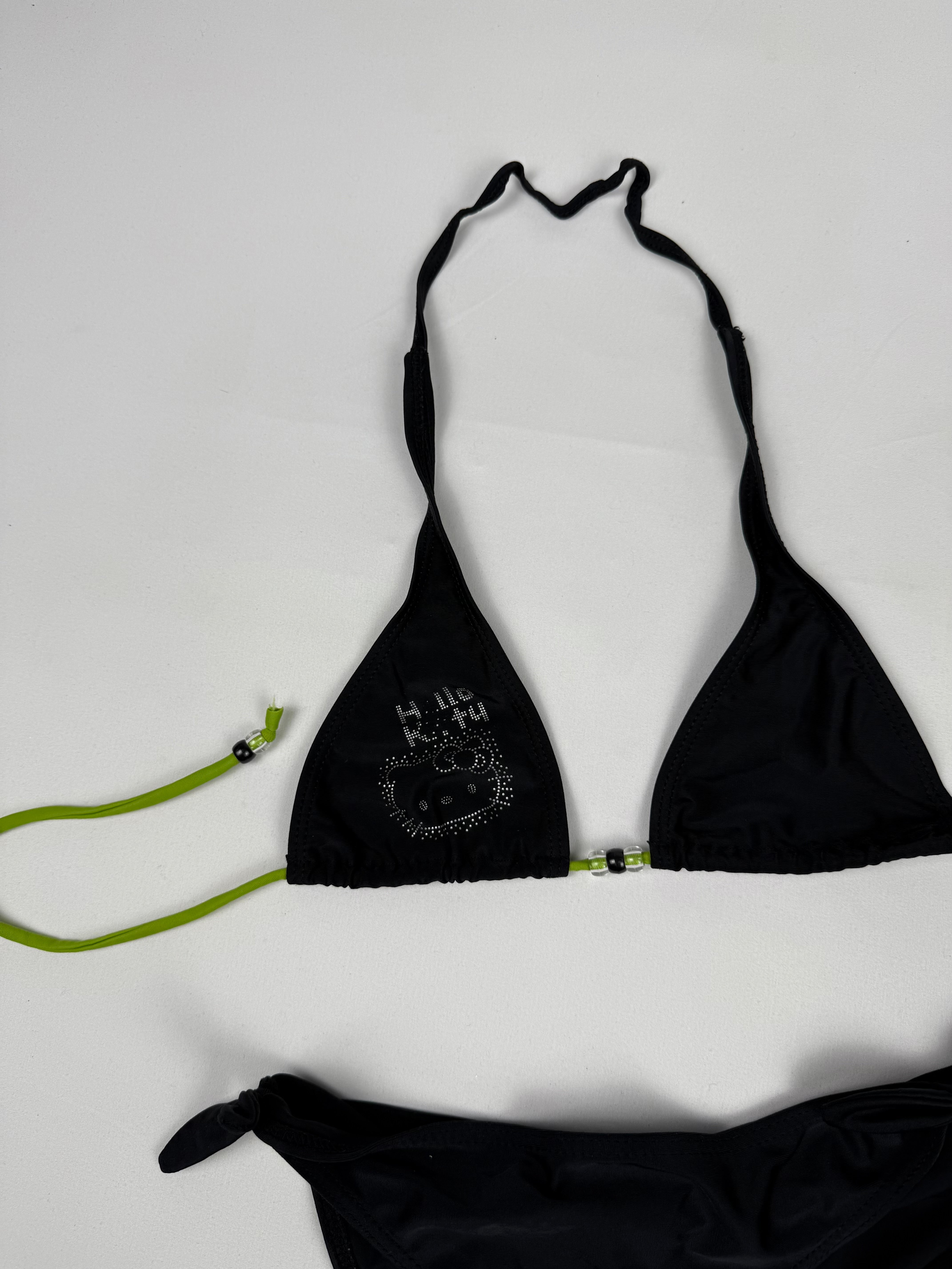 Black low rise bikini set (XS)