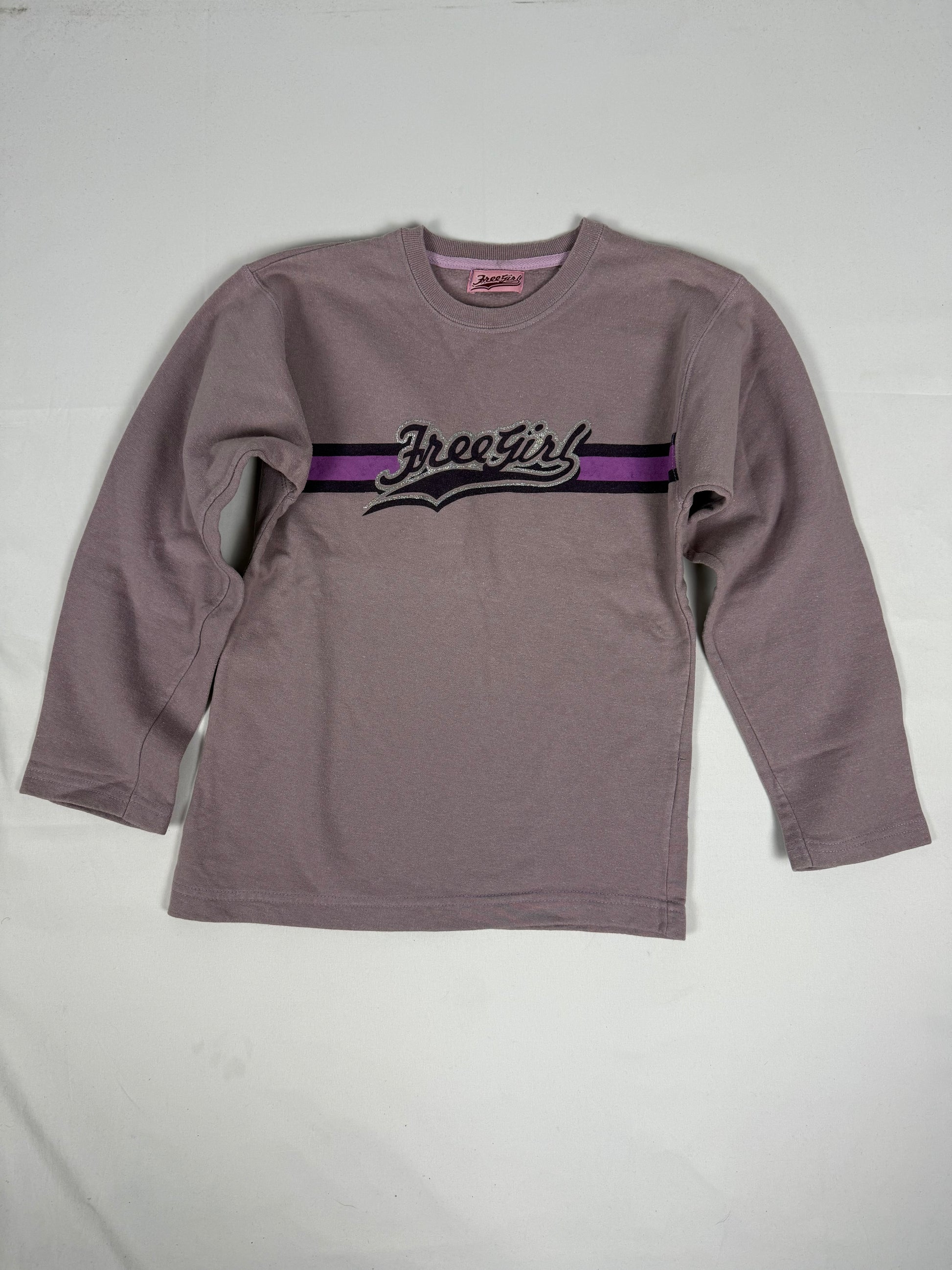 Lilac graphic sweatshirt (S)