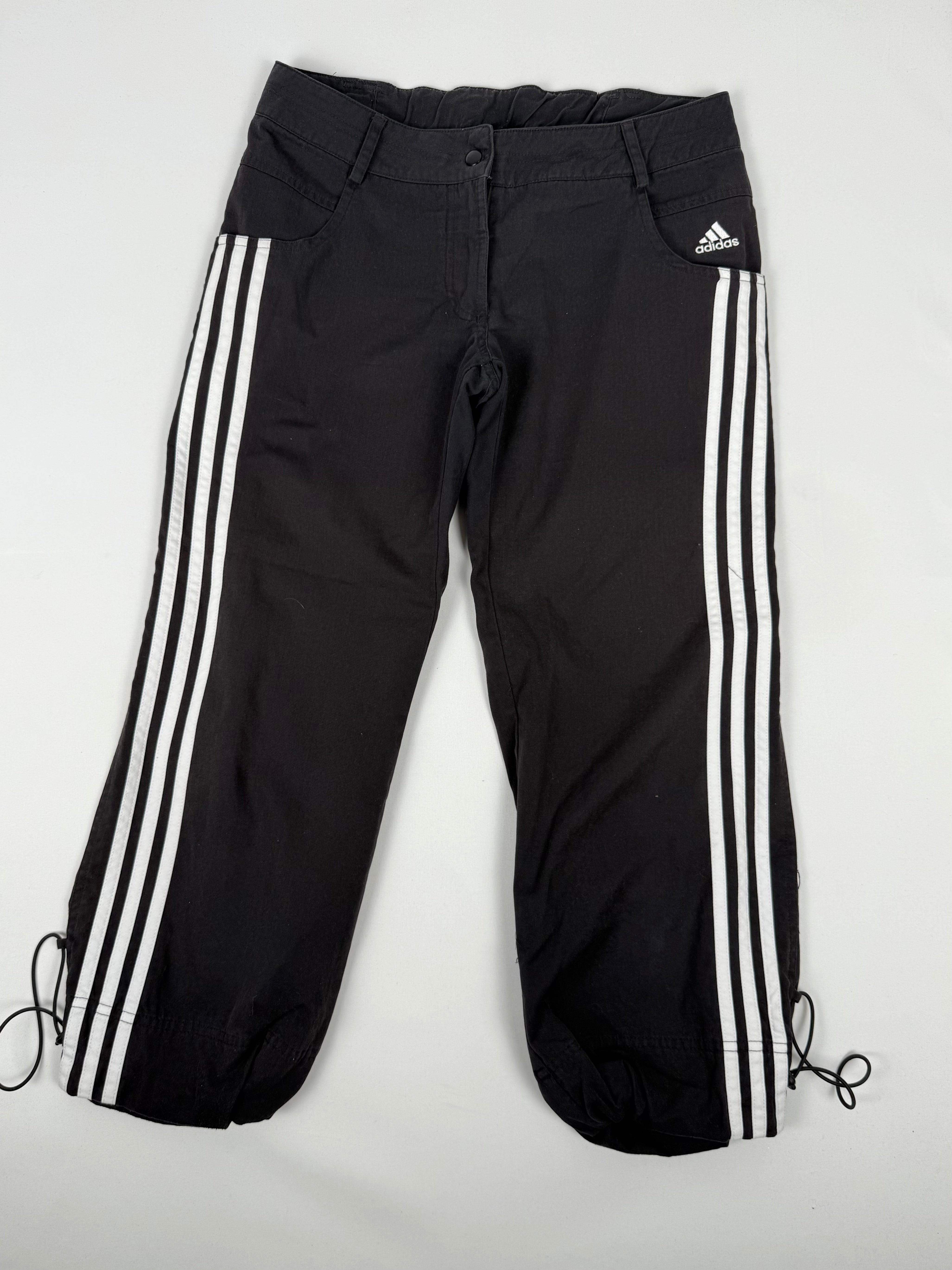 Black low rise capri pants (L)