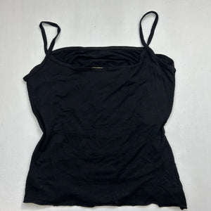 Black ruched cami top (M/L)