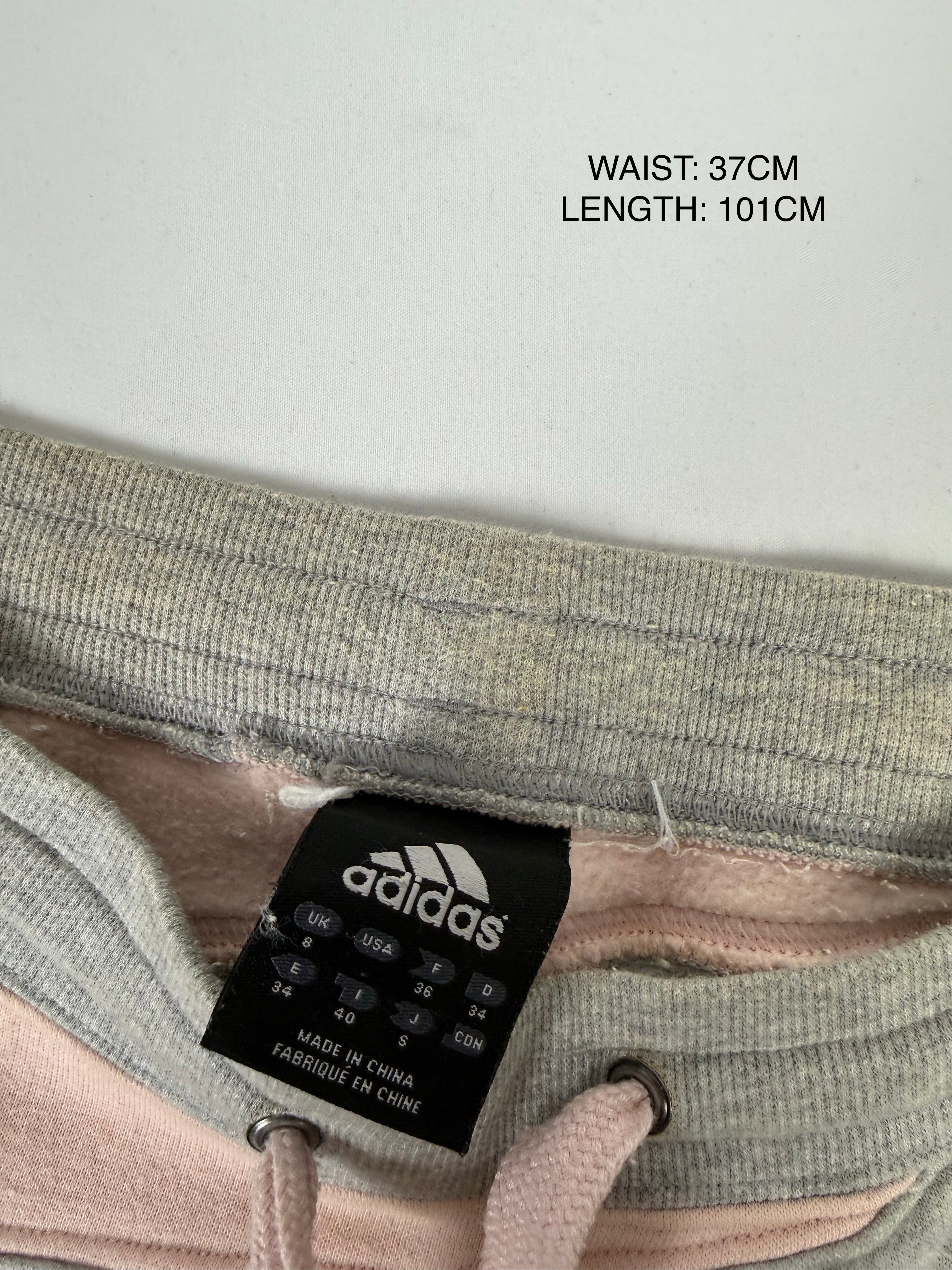 Grey & pink activewear pants (S)