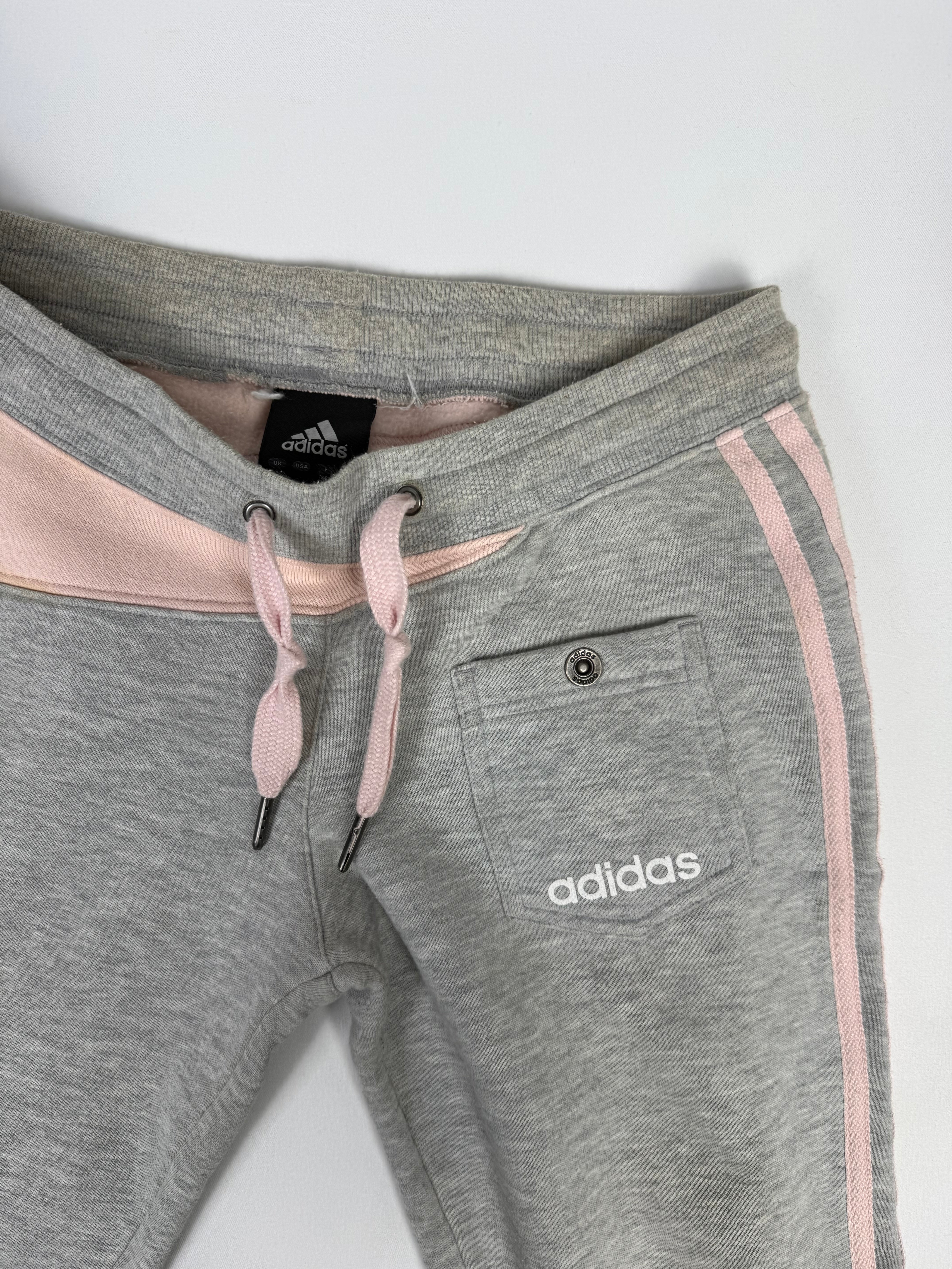 Grey & pink activewear pants (S)