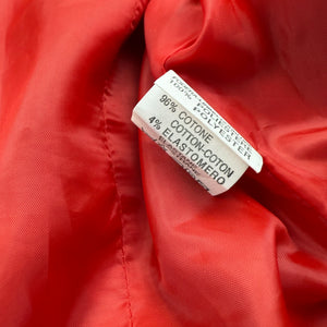 Red corset tight fit office blazer jacket (XL)