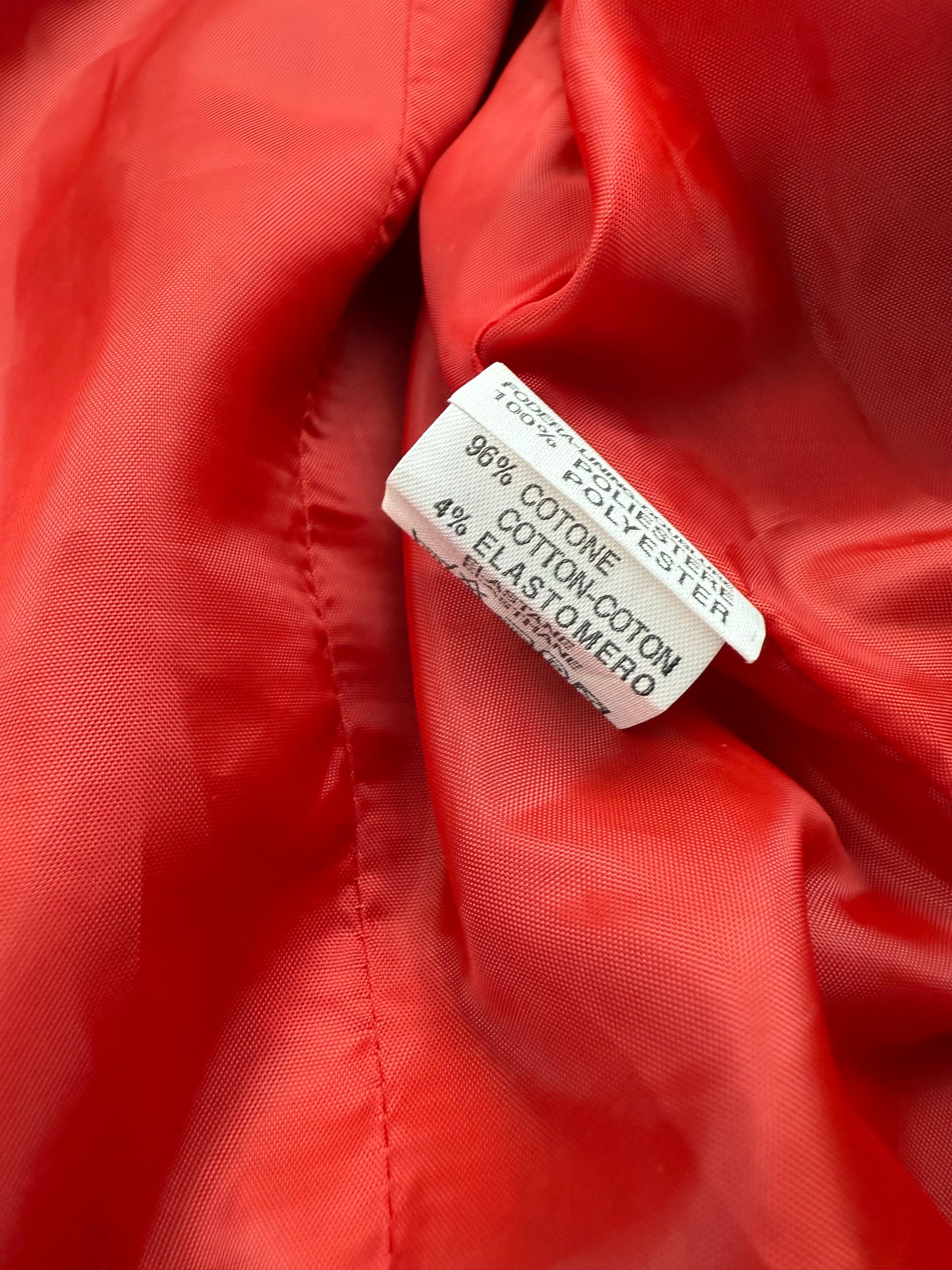 Red corset tight fit office blazer jacket (XL)