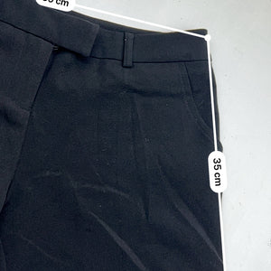 Black low rise office siren mini short (S)