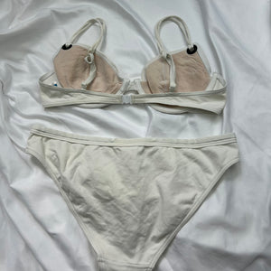 White  low waist bikini set (XL)