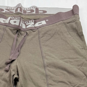Khaki low rise baggy joggers cargo pants (XL)
