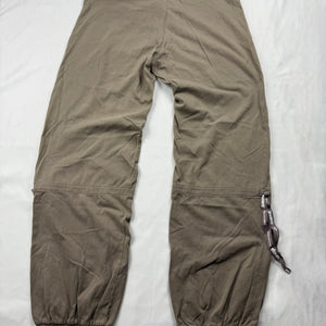 Khaki low rise baggy joggers cargo pants (XL)
