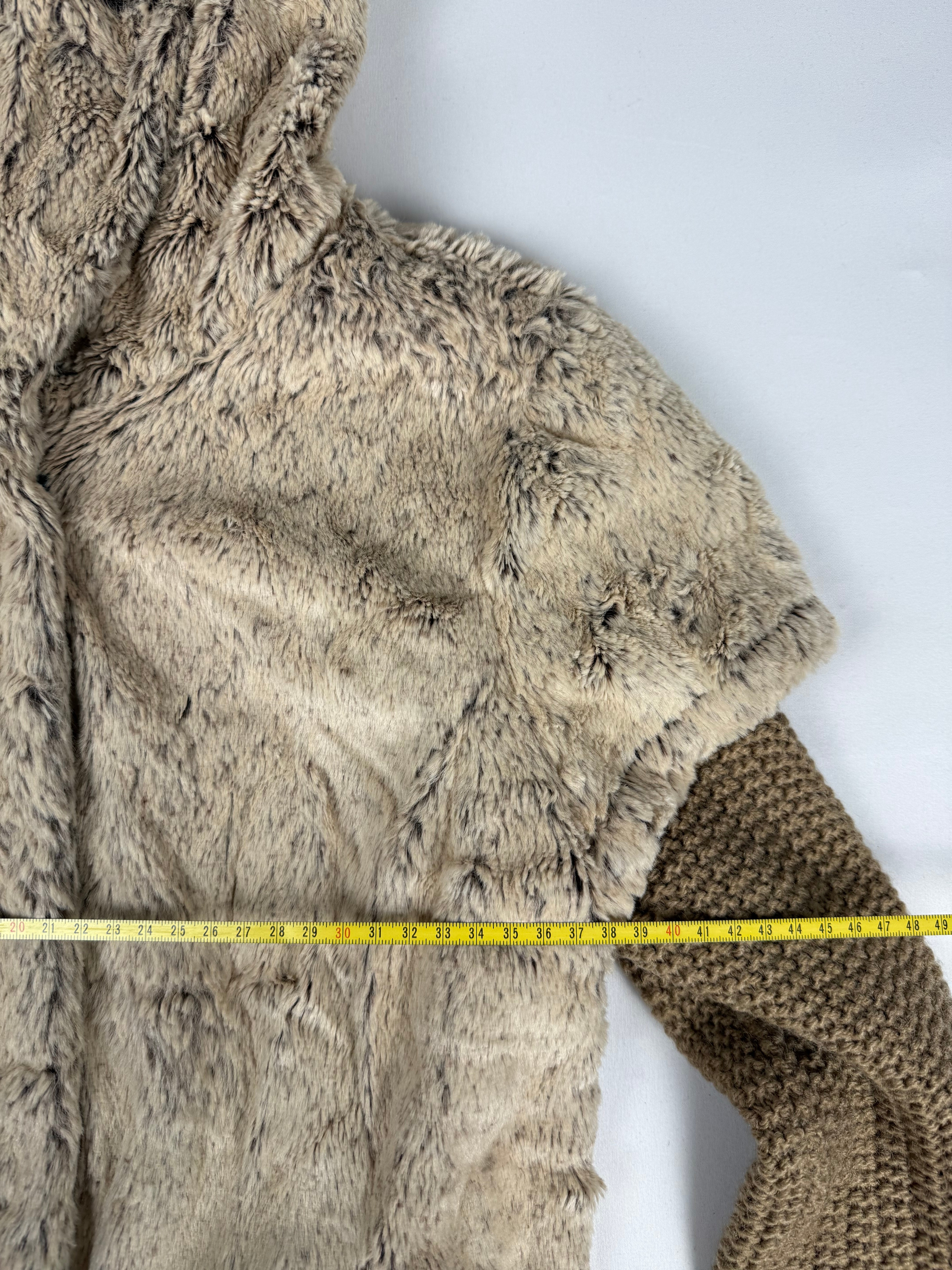 Veste ajustée 100 % coton kaki (L)