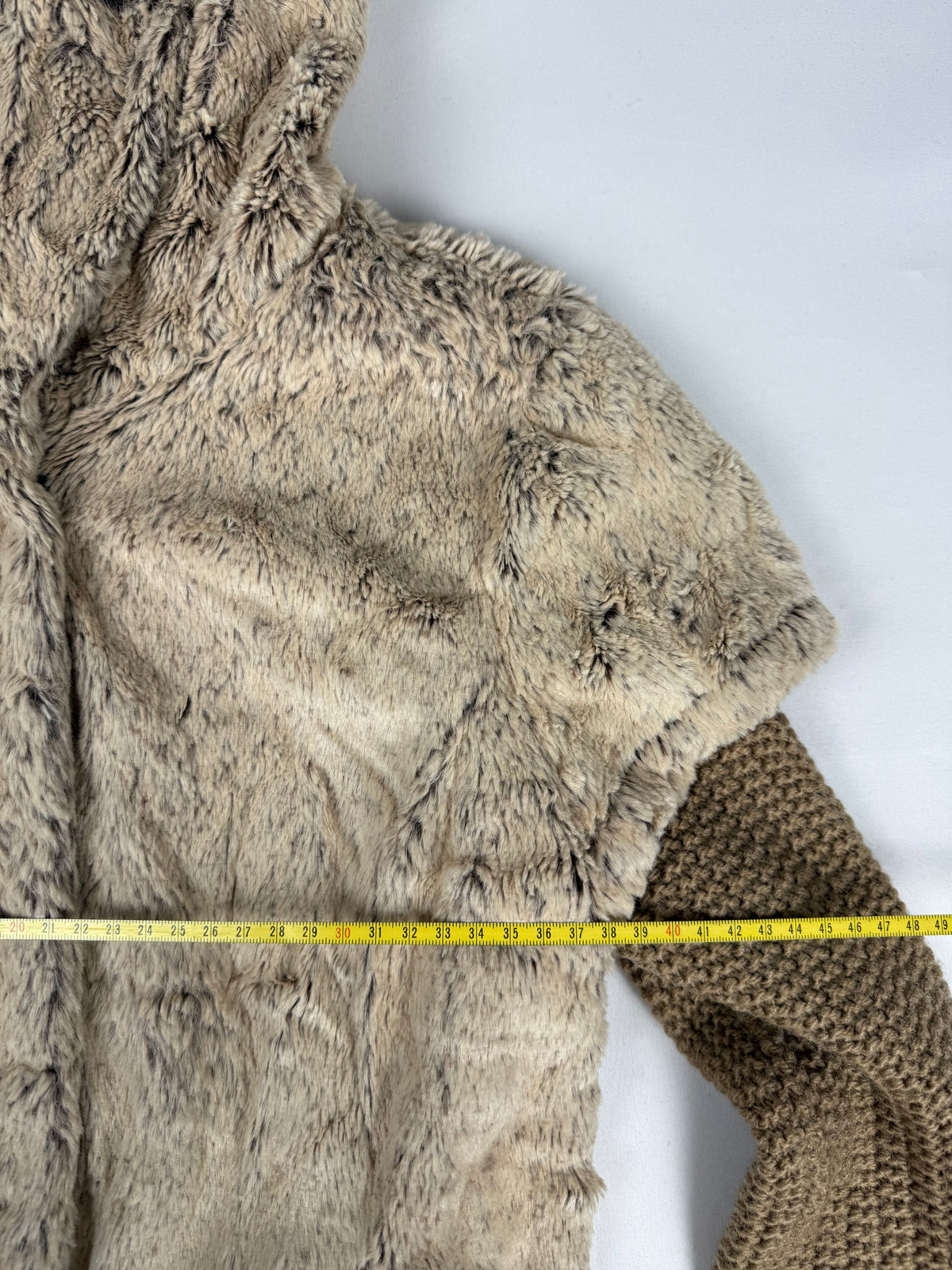 Veste ajustée 100 % coton kaki (L)